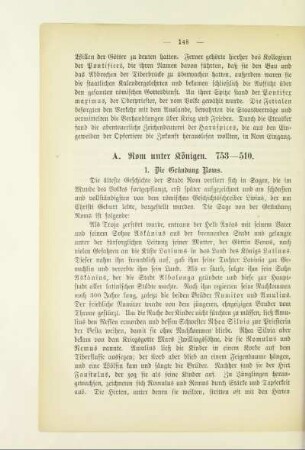 A. Rom unter Königen. 753 - 510