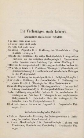 20-21, Katholisch-theologische Fakultät