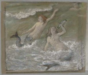 Drei Nixen im Wasser