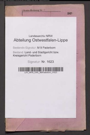 Erblasser: Begger, Bernhard; Erblasser: Begger, Gertrud, geb. Schulte: