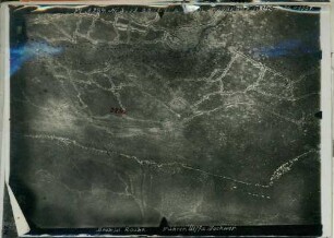 Foto des Geländes westlich von Bezonvaux (Luftbild)