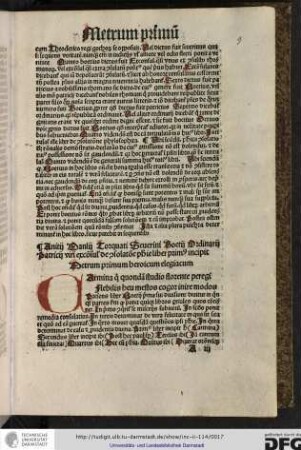 Anitii Manlii Torquati Severini Boetii ordinarii patricii viri exconsulis de consolatione philosophie liber primus incipit.