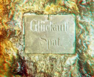 Gangtafel des Glückauf Spates im Alten Tiefen Fürstenstolln