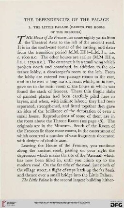 The dependencies of the palace