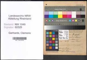 Entnazifizierung Clemens Gerhards , geb. 26.11.1913 (Landwirt)