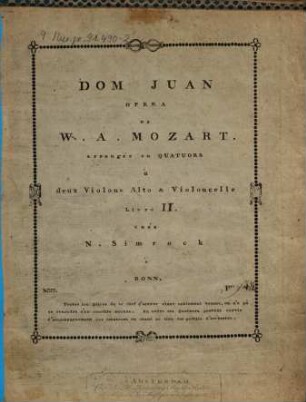 Don Juan : opéra. 2