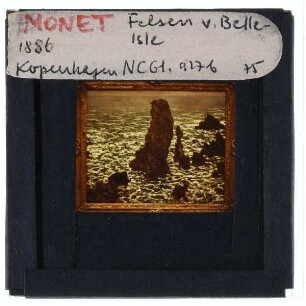 Monet, Die Felsen von Port Coton (Kopenhagen, Ny Carlsberg)