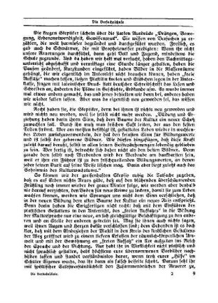 Die Versuchsschule : [Fortsetzung] ; [Beilage Die Versuchsschule]