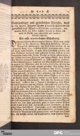 Wahrhaftiger und gründlicher Bericht gedenkwürdiger Geschichte.