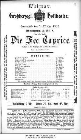 Die Fee Caprice