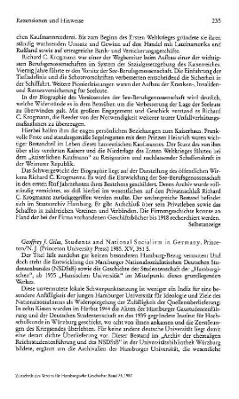 Giles, Geoffrey J. :: Students and national socialism in Germany : Princeton N.J., Princeton University Press, 1985