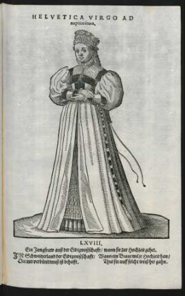 Helvetica Virgo Ad nuptias itura.