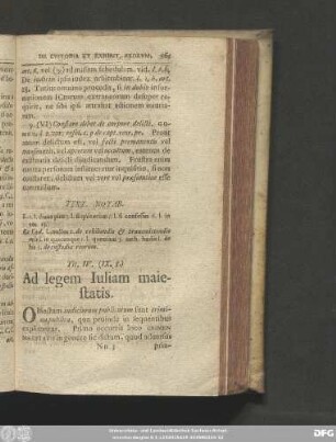 Tit. IV. (IX. 8.) Ad legem Iuliam maiestatis.