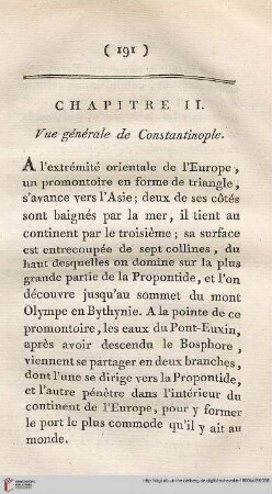 Chapitre II: Vue générale de Constantinople