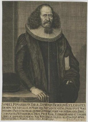 Bildnis des Samuel Pomarius