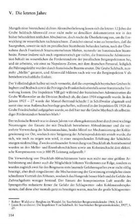 V. Die letzten Jahre