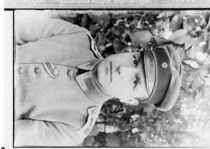 Soldat des 49.Feldartillerieregiments, Portraitaufnahme