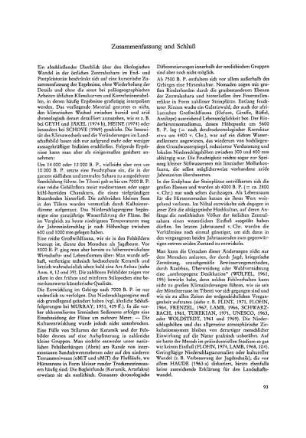 Zusammenfassung und Schluß
