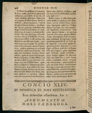 408-416, Concio XLIV. in dominica XV. post pentecosten