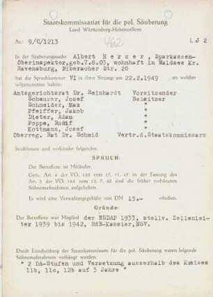 Herzer, Albert