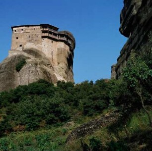 Metéora. Kloster Agios Nikólaos Anapavsás,