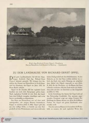 24: Zu dem Landhause von Richard Ernst Oppel