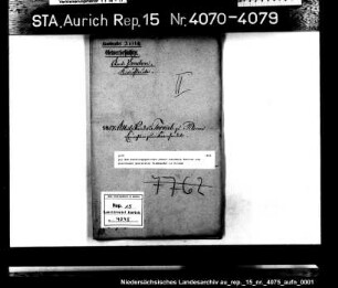 Der dem Handlungsgehilfen Albert Reinders Terviel aus Groothusen gestattete Kramhandel in Pilsum