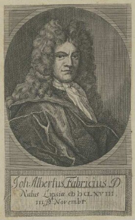 Bildnis des Joh. Albertus Fabricius