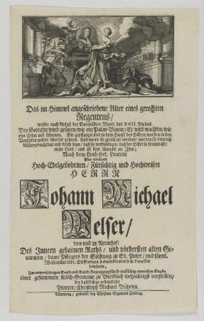 Bildnis des Johann Michael Welser von und zu Neunhof