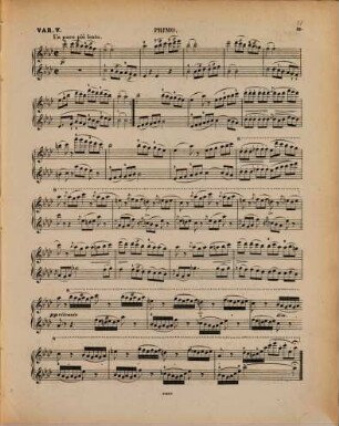 Pianoforte-Werke : zu 4 Hdn., 2,13. Variations : (Thème de Marie de Hérold) ; op. 82