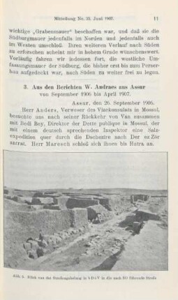 3. Aus den Berichten W. Andaes aus Assur