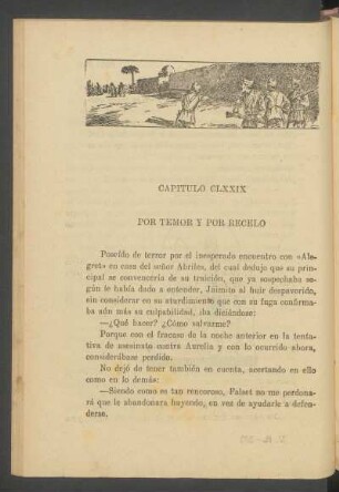 Capítulo CLXXIX - Por temor y por recelo