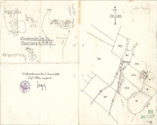 Fischer, Theodor; Icking - Schlederloh (Isartal); Landhaus Theodor Fischer - Lageplan