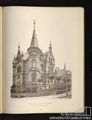 95. Villa, Bibericherstrasse 10, Wiesbaden. Architekt: Friedr. Lang daselbst.