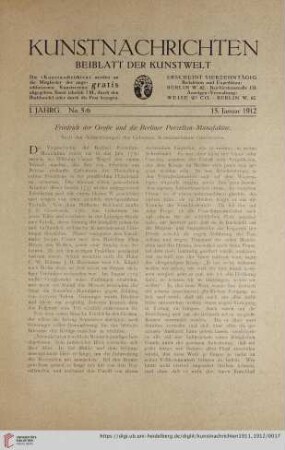 No. 5/6 (15. Januar 1912)