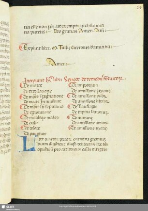 Senecae liber de remediis fortuitorum.