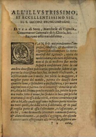Della metamorfosi cioè trasformazione del virtuoso : Libri IV.