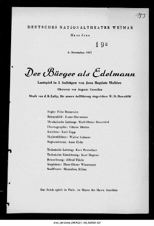 Der Bürger als Edelmann
