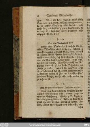 §. 17. Was eine Verderbniß sey?