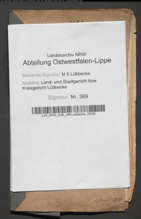 Erblasser: Franke, Johanne Dorothee, geb. Steinmann: