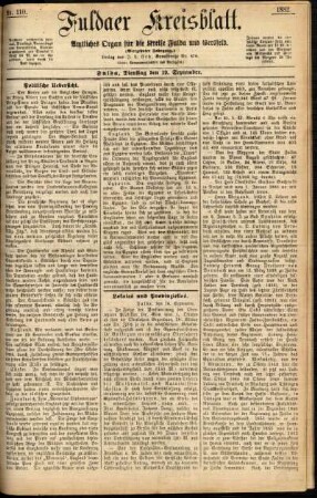 Ausgabe vom Dienstag, den 19. September 1882.