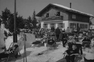 Mittenwald: Korbinianhütte mit Sonnenden