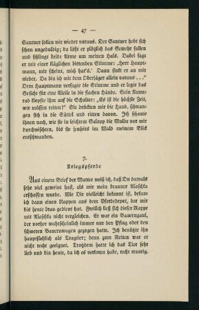 47-56, 7. Kriegspferde