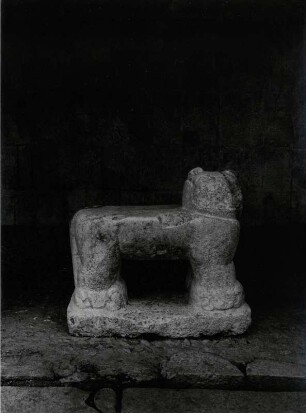 Jaguarfigur im Tempel der Jaguare