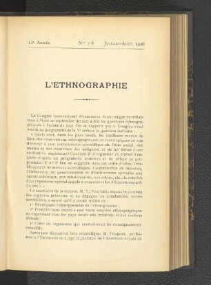 No 7-8, Juillet-Aout 1906