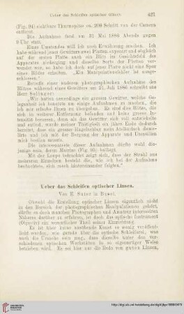 2: Ueber das Schleifen optischer Linsen