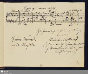 Seifhardt, Wilhelm; 1893 [Noten- und Texteintrag]