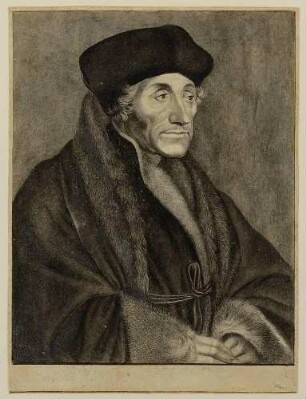 Erasmus von Rotterdam (nach dem Gemälde im Metropolitan Museum of Art, New York)