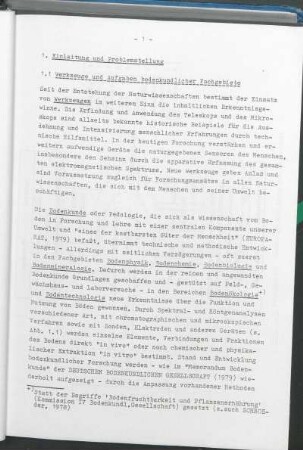 1.1 Werkzeuge und Aufgaben bodenkundlicher Fachgebiete