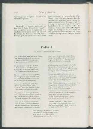 Para ti. [Poesía]
